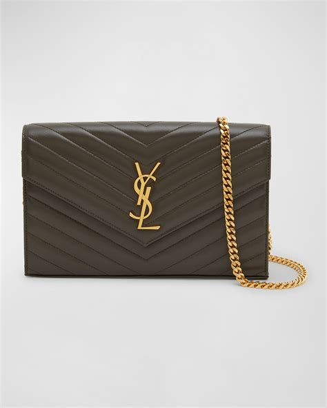 ysl chain wallet|YSL large wallet on chain.